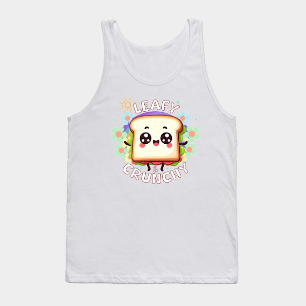 Sandwich Cute Leafy & Crunchy Tank Top by alcoshirts